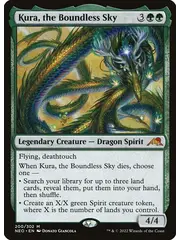 Magic: The Gathering Kura, the Boundless Sky (200) Lightly Played Foil