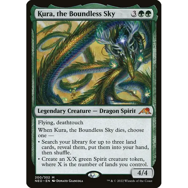Magic: The Gathering Kura, the Boundless Sky (200) Lightly Played Foil