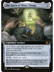 Magic: The Gathering The Deck of Many Things (Extended Art) (392) Lightly Played Foil