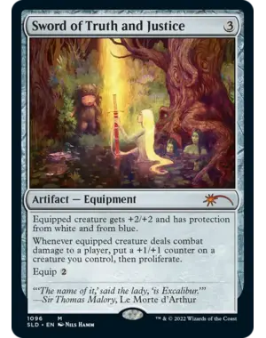 Magic: The Gathering Sword of Truth and Justice (Rainbow Foil) (1096) Near Mint Foil