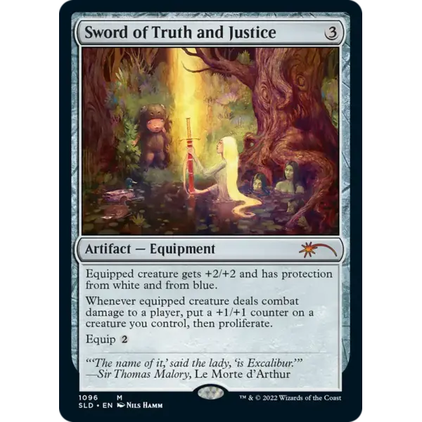 Magic: The Gathering Sword of Truth and Justice (Rainbow Foil) (1096) Near Mint Foil