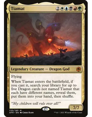 Magic: The Gathering Tiamat (235) Near Mint
