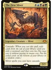 Magic: The Gathering The First Sliver (200) Moderately Played