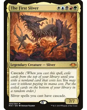 Magic: The Gathering The First Sliver (200) Moderately Played