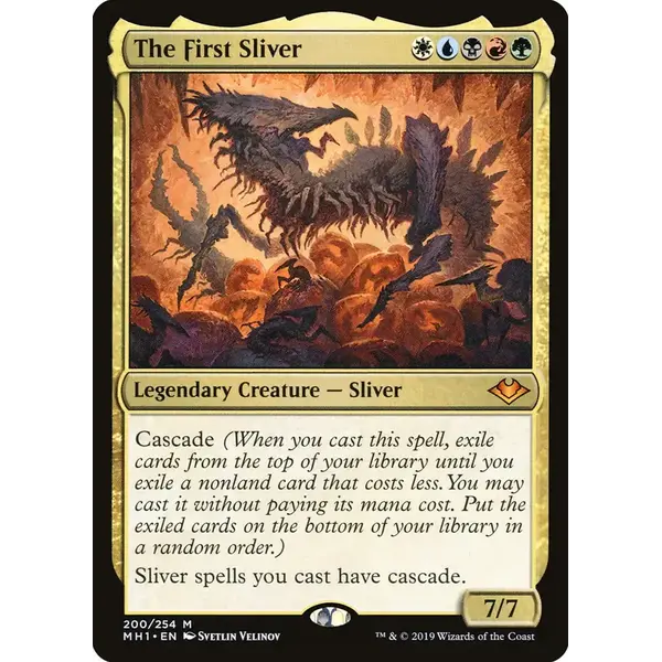 Magic: The Gathering The First Sliver (200) Moderately Played