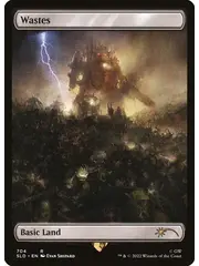 Magic: The Gathering Wastes (Full Art) (704) Lightly Played Foil