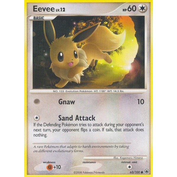 Pokemon Eevee (063) Lightly Played