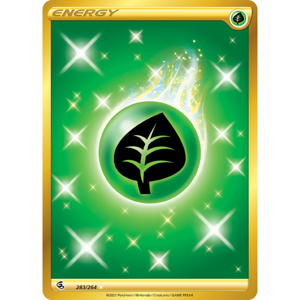 Pokemon Grass Energy (Secret) (283) Lightly Played Holofoil