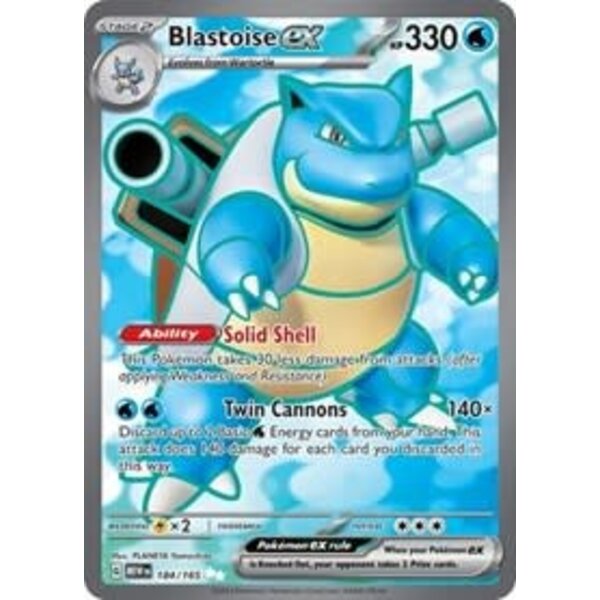 Pokemon Blastoise ex (184) Lightly Played Holofoil