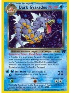 Pokemon Dark Gyarados (008) UNL Lightly Palyed Holofoil