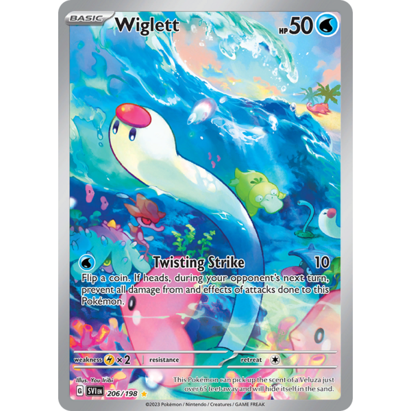 Pokemon Wiglett (206) Lightly Played Holofoil