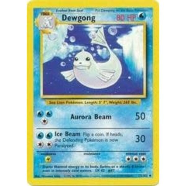 Pokemon Dewgong  (025) Heavily Played