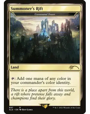 Magic: The Gathering Summoner's Rift - Command Tower (697) Near Mint Foil