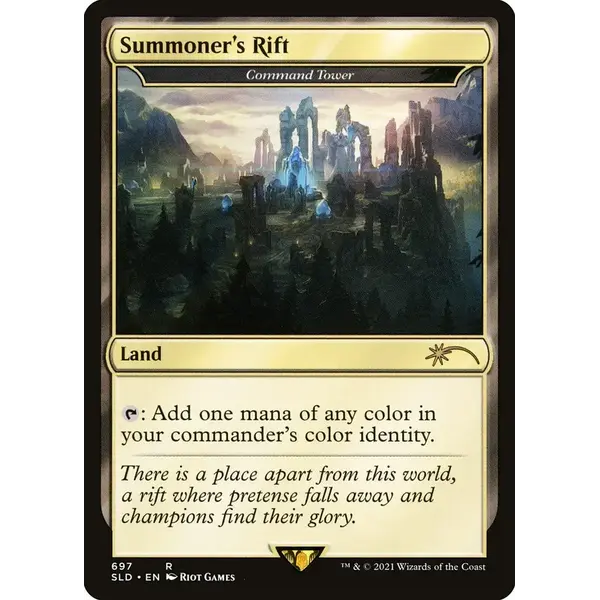 Magic: The Gathering Summoner's Rift - Command Tower (697) Near Mint Foil