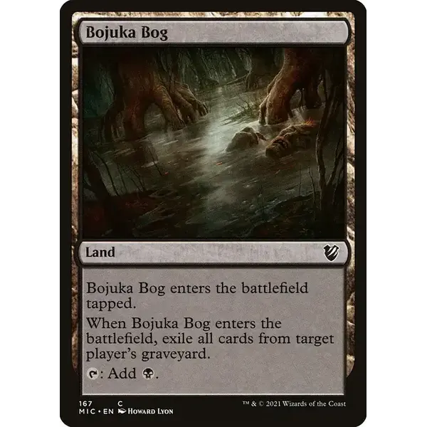 Magic: The Gathering Bojuka Bog (167) Lightly Played