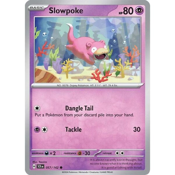 Pokemon Slowpoke (057) Lightly Played Reverse Holofoil