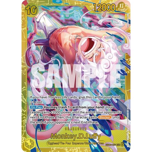Bandai Monkey.D.Luffy (EB04-061) Lightly Played Foil