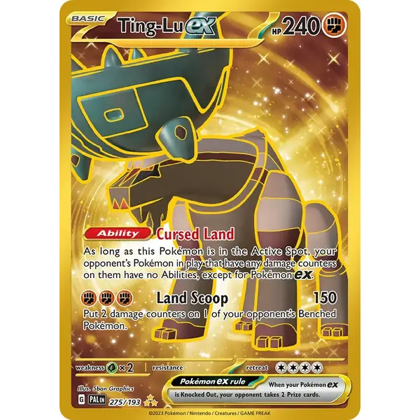 Pokemon Ting-Lu ex (275) Lightly Played Holofoil