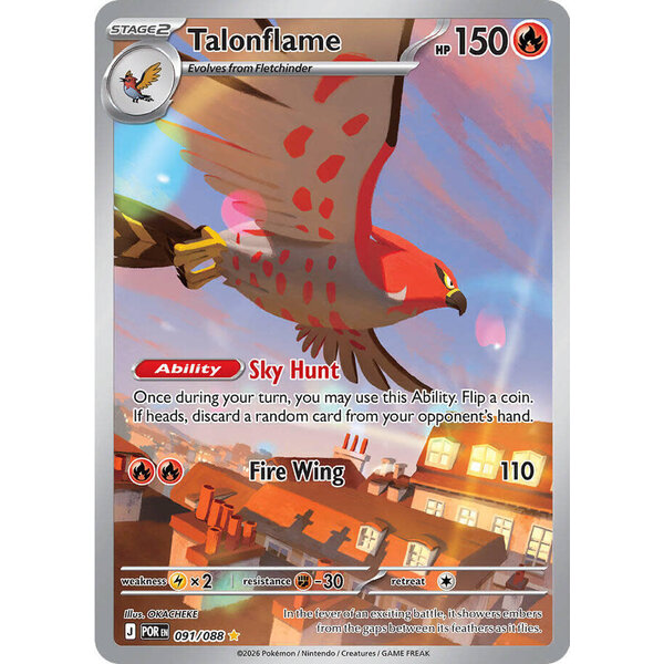 Pokemon Talonflame (091) Lightly Played Holofoil