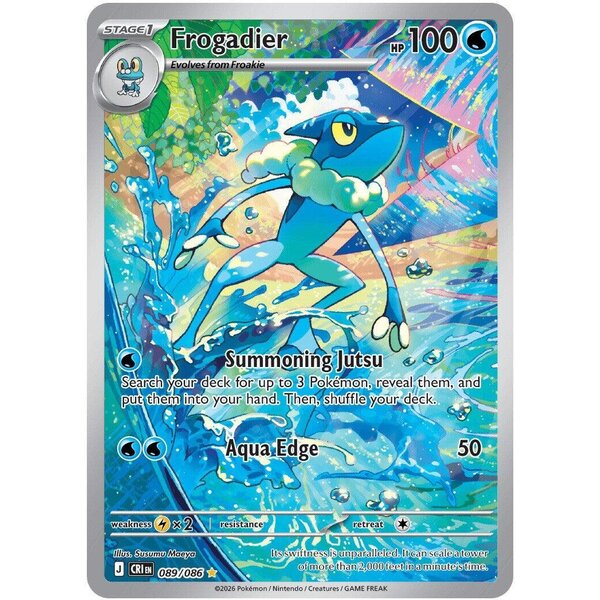 Pokemon Frogadier (089) Lightly Played Holofoil