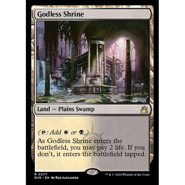 Magic: The Gathering Godless Shrine (277) Lightly Played