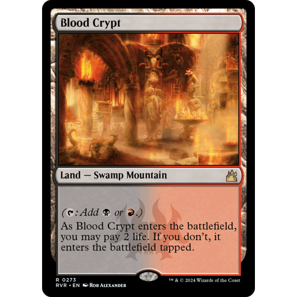 Magic: The Gathering Blood Crypt (273) Lightly Played