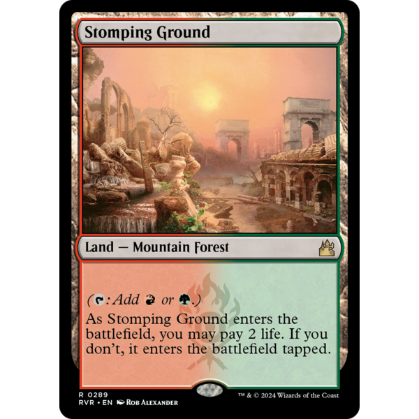 Magic: The Gathering Stomping Ground (289) Lightly Played