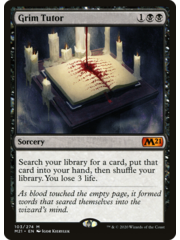 Magic: The Gathering Grim Tutor (103) Lightly Played