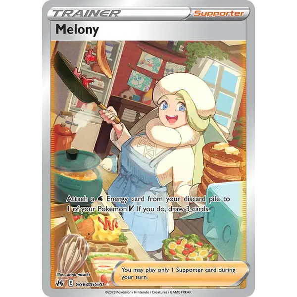 Pokemon Melony (GG64) Lightly Played Holofoil