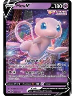 Pokemon Mew V (060) Lightly Played Holofoil