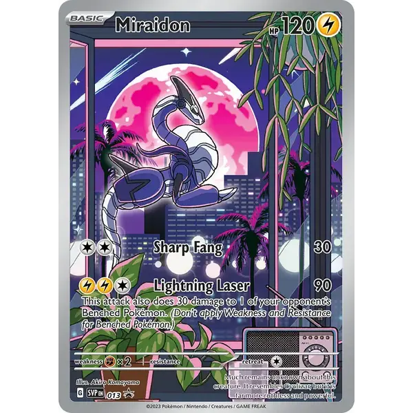 Pokemon Miraidon (013) Lightly Played Holofoil