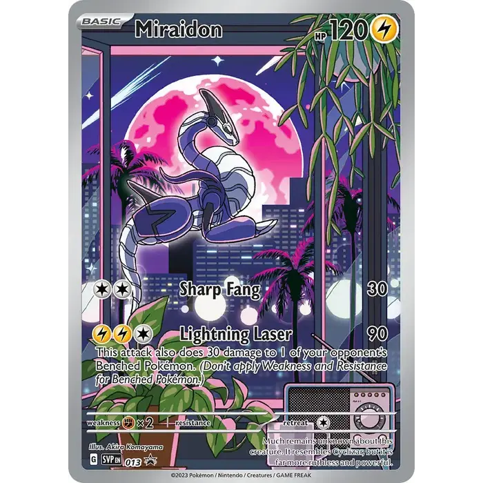 Pokemon Miraidon (013) Lightly Played Holofoil