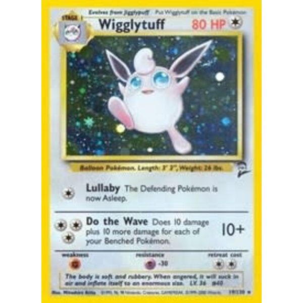 Pokemon Wigglytuff (019) Moderately Played Holofoil