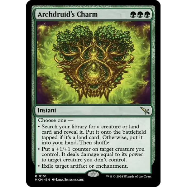 Magic: The Gathering Archdruid's Charm (151) Lightly Played Foil