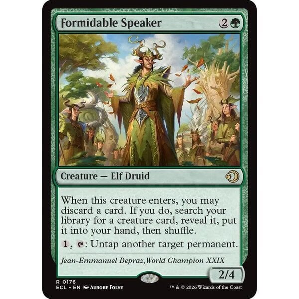 Magic: The Gathering Formidable Speaker (176) Lightly Played Foil