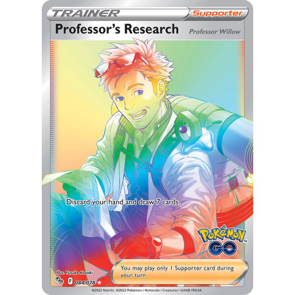 Pokemon Professor's Research (Secret) (084) Lightly Played Holofoil