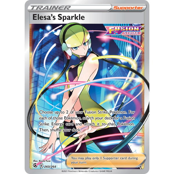 Pokemon Elesa's Sparkle (Full Art) (260) Lightly Played Holofoil