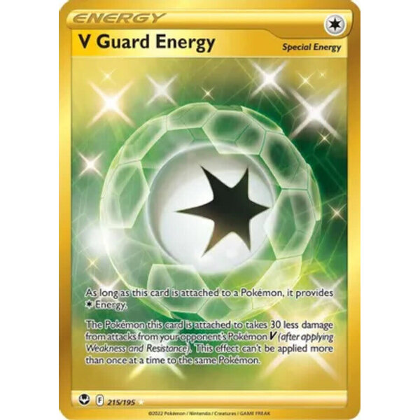 Pokemon V Guard Energy (Secret) (215) Lightly Played Holofoil