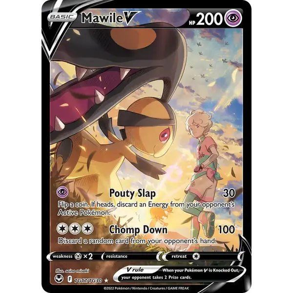 Pokemon Mawile V (TG17) Near Mint Holofoil