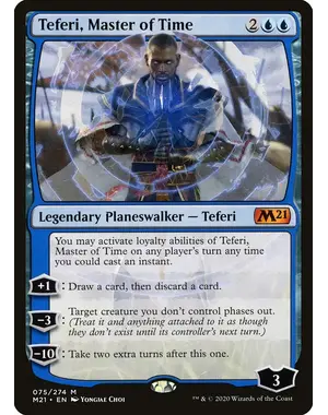 Magic: The Gathering Teferi, Master of Time (075) Lightly Played