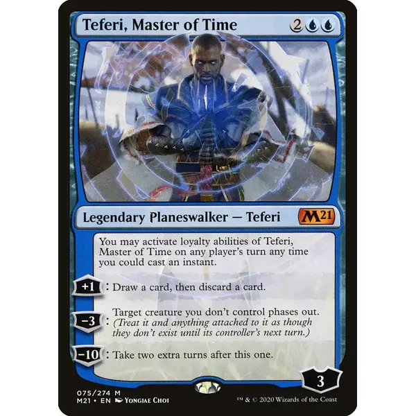 Magic: The Gathering Teferi, Master of Time (075) Lightly Played