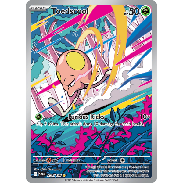 Pokemon Toedscool (201) Lightly Played Holofoil
