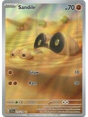 Pokemon Sandile (216) Near Mint Holofoil