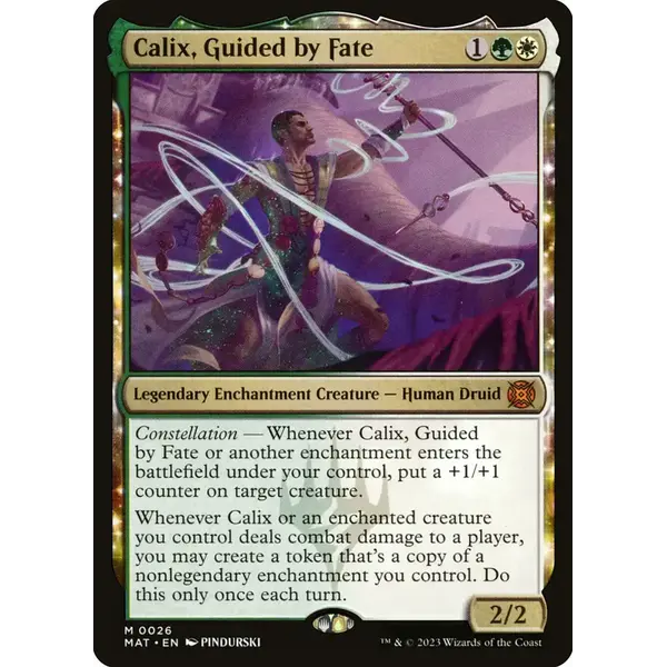 Magic: The Gathering Calix, Guided by Fate (026) Lightly Played