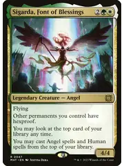 Magic: The Gathering Sigarda, Font of Blessings (047) Lightly Played