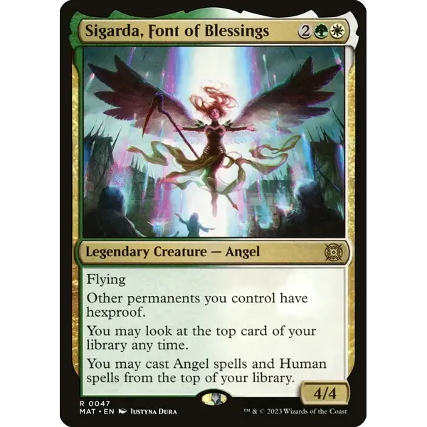 Magic: The Gathering Sigarda, Font of Blessings (047) Lightly Played