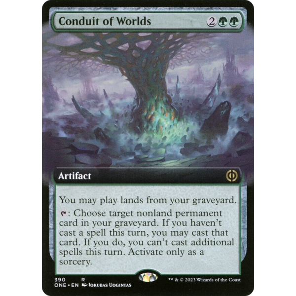 Magic: The Gathering Conduit of Worlds (Extended Art) (390) Lightly Played