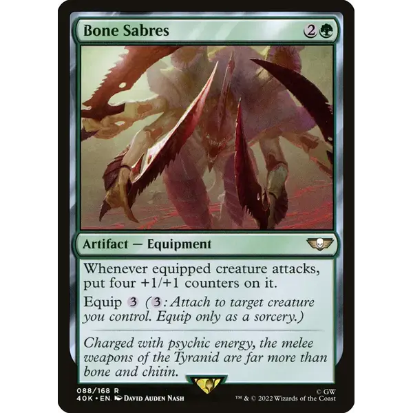 Magic: The Gathering Bone Sabres (088) Lightly Played