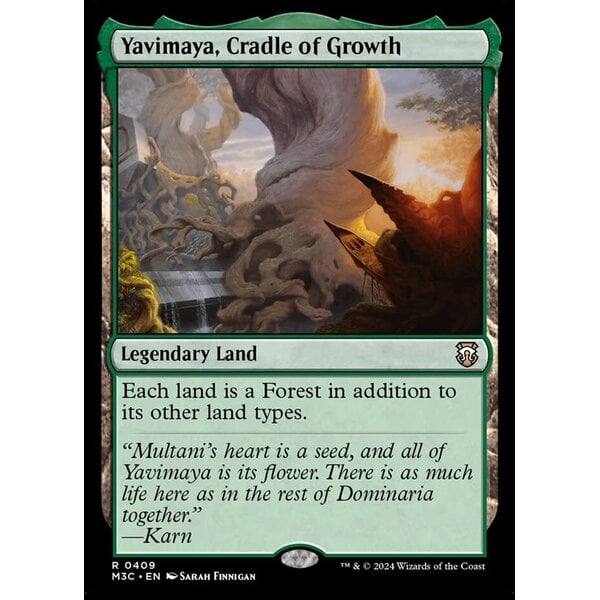 Magic: The Gathering Yavimaya, Cradle of Growth (409) Near Mint