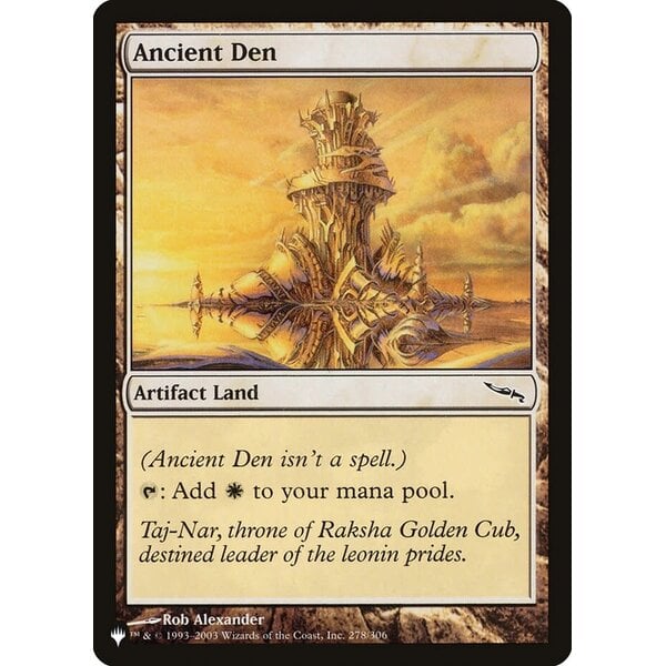 Ancient Den (278) Lightly Played